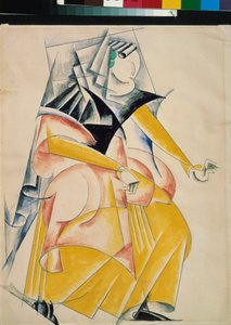 Costume préparatoire pour la pièce de théâtre "Roméo et Juliette" de William Shakespeare (1564-1616) - Lyubov Sergeevna Popova