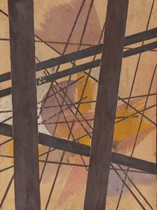 Construction de la Force Spatiale, vers 1921-1922 - Lyubov Sergeyevna Popova