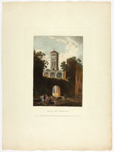 Arc de Pantani, planche trente-sept des Ruines de Rome - M. Dubourg