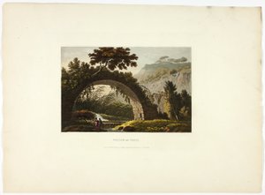 Pont de Varus, planche vingt-huit des Ruines de Rome - M. Dubourg