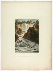 Cascade de Terni, planche quatorze des Ruines de Rome