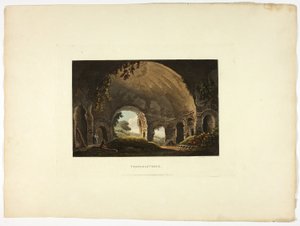Temple de Vénus, planche trente-huit des Ruines de Rome - M. Dubourg