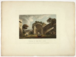 Temple du Soleil et de la Lune, deuxième plaque des Ruines de Rome - M. Dubourg