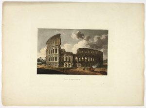 Le Colisée, planche quinze des Ruines de Rome - M. Dubourg