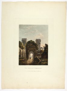 La porte de Saint-Sébastien, planche dix-sept des Ruines de Rome - M. Dubourg