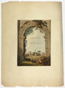 Page de titre de Ruines de Rome