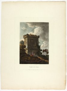 Tombeau de Néron, planche 7 des Ruines de Rome - M. Dubourg