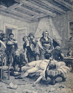 La mort de Pichegru, 1804, 1896 - M. Haider