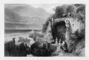 La tombe de Saint Georges, Baie de Kesrouan, Syrie, 1841 - M. J. Starling
