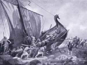 Magnus navigue autour du Mull de Cantyre AD1098, années 1920 - M. Mackinlay