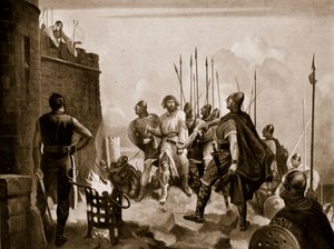 La reddition du château de Bamborough - M. Mackinlay