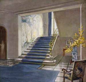 Intérieurs des années 1930 : Escalier