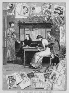Bonnes souhaits de saison, 1882 - M. Walker