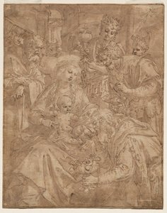Adoration des mages - Maarten de Vos