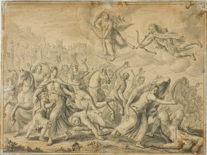 Mort des enfants de Niobé - Maarten de Vos