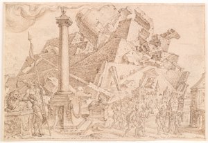La destruction de la tour de Babel - Maarten van Heemskerck
