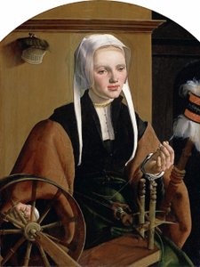 Allemand : Weibliches Bildnis, Anna Codde Portrait de (peut-être) Anna Codde, épouse de Pieter Gerritsz Bicker - Maarten van Heemskerck