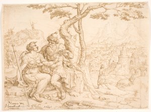 Juda et Tamar - Maarten van Heemskerck