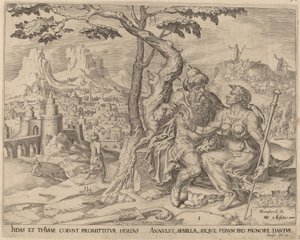 Juda donnant le gage à Tamar, c.1566