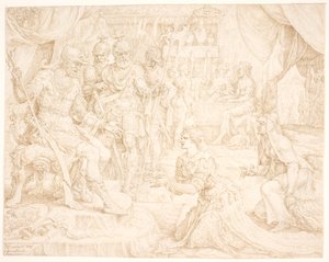 Judith devant Holopherne - Maarten van Heemskerck