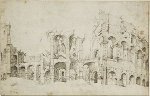 Maarten van Heemskerck - Rome, le Colisée - Maarten van Heemskerck