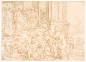 La mort de Saphira - Maarten van Heemskerck