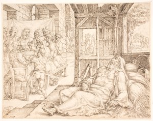 La cécité de Tobie - Maarten van Heemskerck