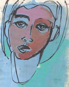 Sketchbook 21, 2024 (peinture à la détrempe, encre sur papier)