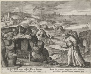 Saint Dorothée de Gaza en ermite, 1600