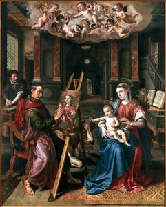 Saint Luc dessinant la Vierge, 1602