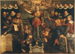 Le Tribunal de la Monnaie de Brabant à Anvers - Maerten Vos de