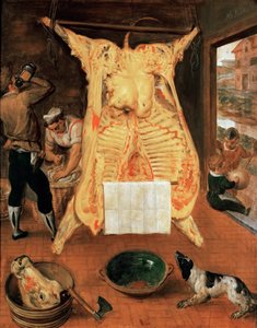 Le bœuf abattu - Maerten van Cleve