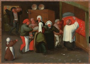 La Bénédiction du Mariage - Maerten van Cleve