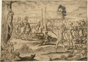 Tir sur le cadavre de son père