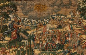 Histoire de Gédéon, fin du XVIe siècle (soie et laine)