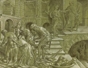 La parabole du roi qui préparait un mariage - Maerten van Heemskerck
