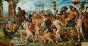 Le triomphe de Bacchus, 1536-7 - Maerten van Heemskerck