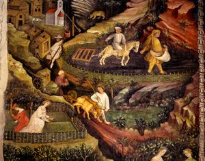 Travail dans les champs (détail)