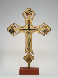 Croix processionnelle, c. 1320 - Maestro di Santa Chiara