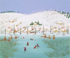 Sur le lac gelé, 1987 - Magdolna Ban