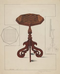 Table à damier - Magnus S. Fossum