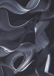 Courbes fluides et monochromes - Maira Ribena