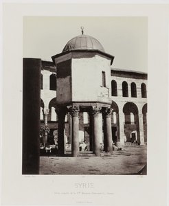 Vue de la petite coupole de la grande mosquée de Damas (Syrie) - Maison Bonfils