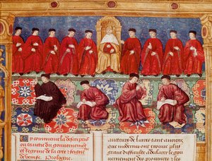 Le Conseil des Dix (détail) - Maitre de Philippe de Gueldre