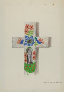 Tête en ciment, c. 1937
