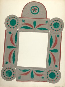 Miroir peint Lockwood - Majel G. Claflin
