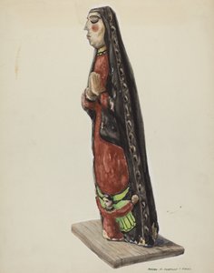 Notre-Dame de Guadalupe Bulto, vers 1938