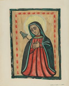 Retable-Notre-Dame des Douleurs Nuestra Senora de los Siete Dolores, vers 1938 - Majel G. Claflin