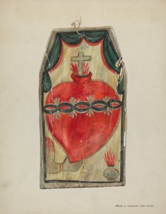 Retable Sacré-Cœur, vers 1939