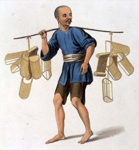 Un vendeur d